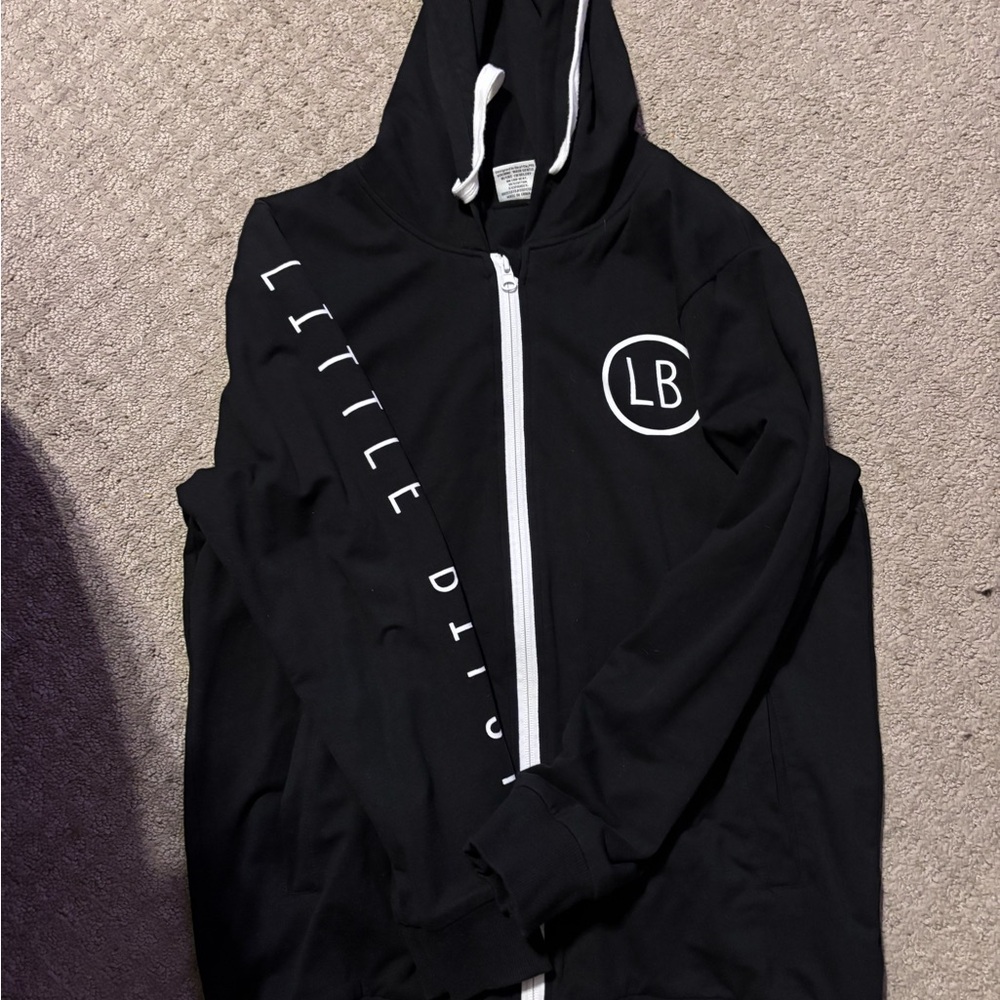Little Bipsy Black Zip-Up Jacket with Hood